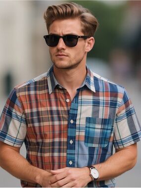 Brooks Brothers short-sleeved, regent fit shirt